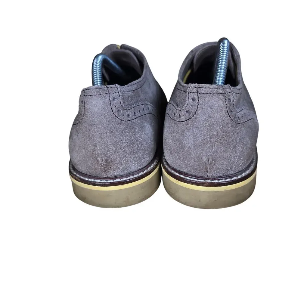 Banana Republic Suede Tan Wingtip Mens 9.5 Lining, Sole, Upper Leather, Preppy
